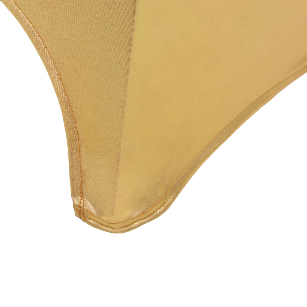 Vidaxl Elastische Stuhlbezüge, 6 Stück, Gold