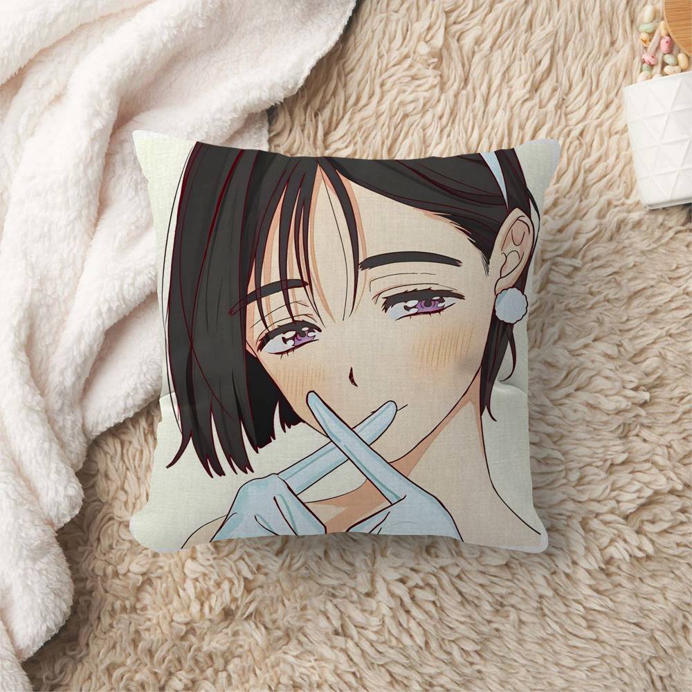 Cartoon Cute Girl Sua Pillow Anime Pillow Sofa Bed Head Pillow Cover Cushion Cover x cm Fashion