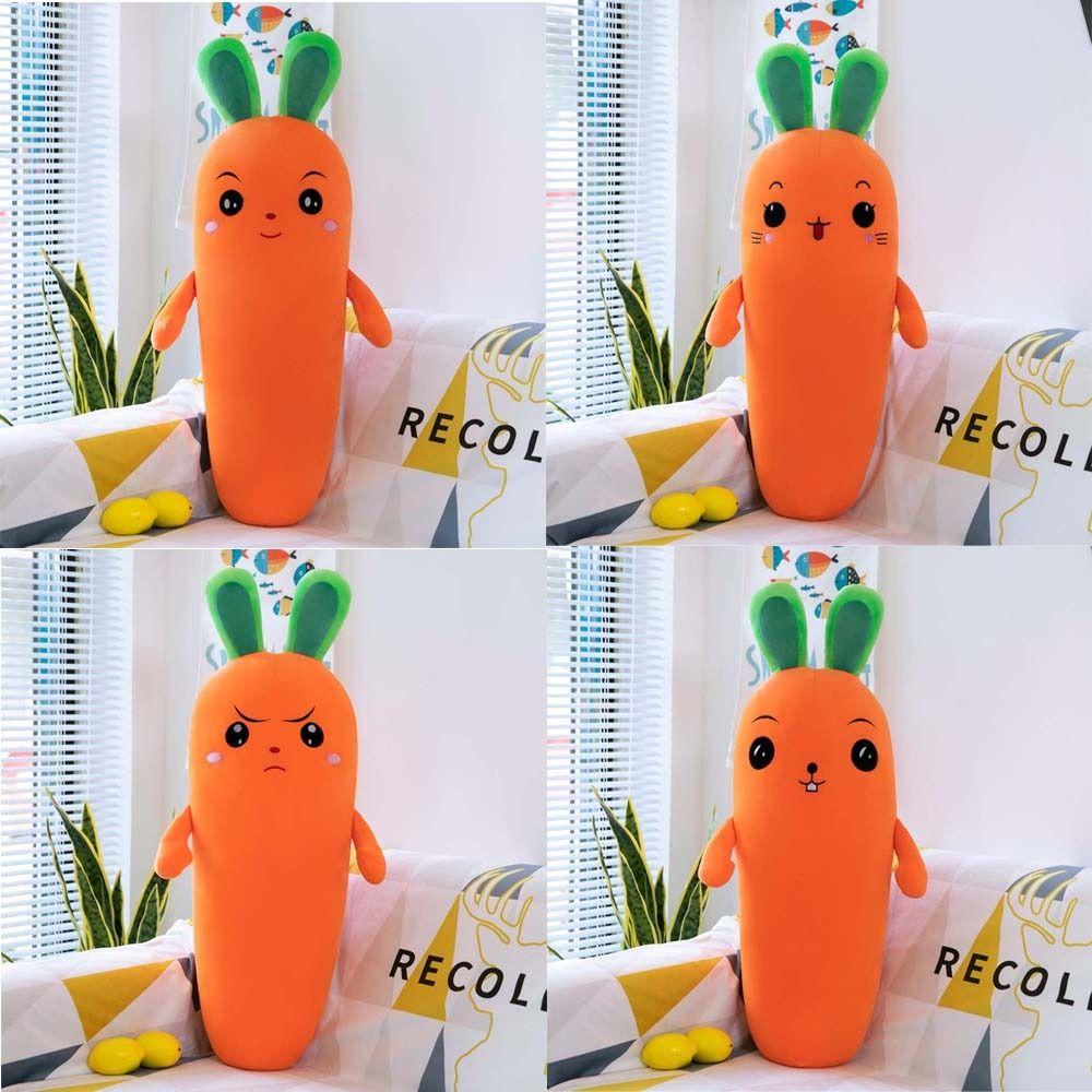 Long Carrot Cushion Vegetable Plush Carrot Plush Toy Stuffed Doll Carrot Stuffed Toy Plush Doll