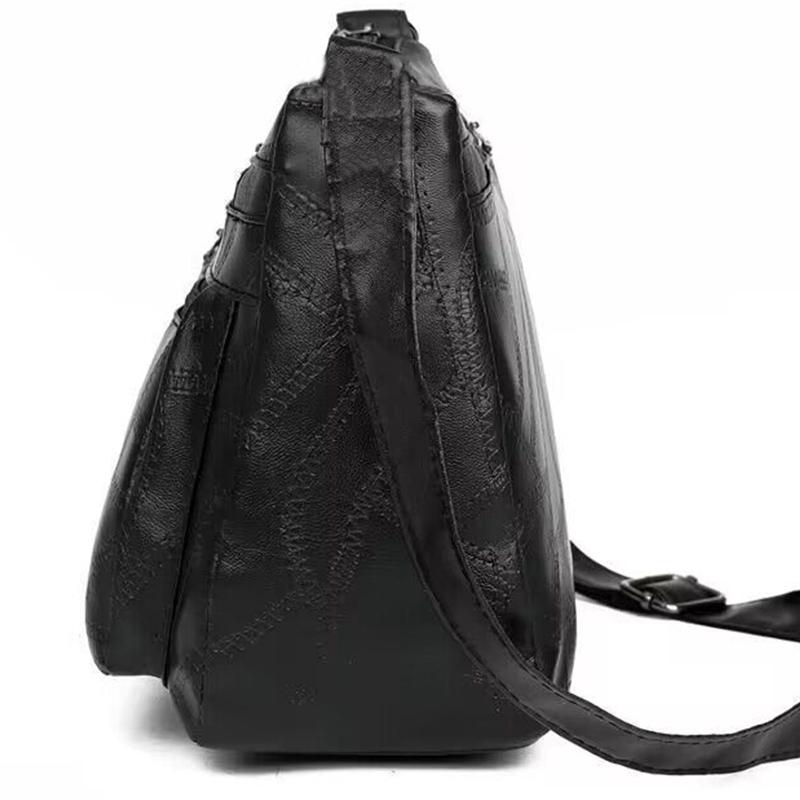 Lightweight soft bag Multi-layer new single shoulder crossbody bag Large capacity women's bag