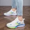 Women'S Running Shoes Thick-Soled Anti-Slip Casual Shoes Women Soft Lace-Up Lightweight Breathable Sports Shoes Women