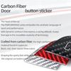 Precisions Fit Door Switches Button Protective Film for Select Model Carbon Fiber Resin Car Interior Upgrades Accessory