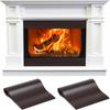 2 Stück Magnetische Lüftungsgitter für Kamin Zugluftstopper Schwarze Magnetfolien Kaminlüftungen für Isolierung und Zugluftschutz Halten Kalte Luft Draußen Wärme