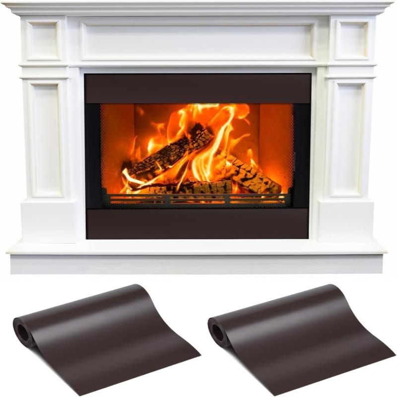 2 Stück Magnetische Lüftungsgitter für Kamin Zugluftstopper Schwarze Magnetfolien Kaminlüftungen für Isolierung und Zugluftschutz Halten Kalte Luft Draußen Wärme