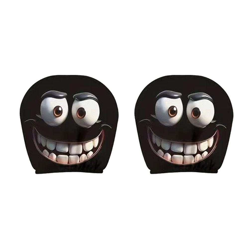

Смішна маска на сидіння автомобіля Покриття на підголівник Повне обличчя Салон автомобіля Сидіння Декорація на Хелловін Смішні покриття на підголівники для автомобілів
