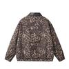 Unisex Retro Leopard Print Spliced Leather Jacket - Trendy, Loose-Fit Streetwear