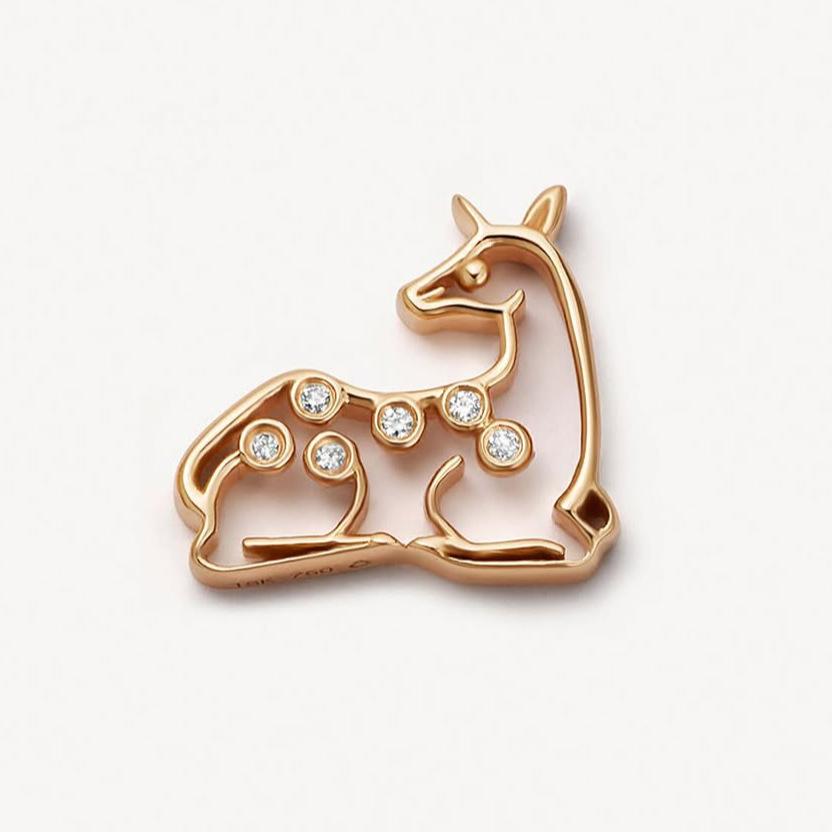 Hot Sale Transparent Glass Hollow Box Square Necklace DIY Accessories Zircon December Love Animal