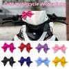 Lightweight Motorcycle Helmet Bow Self Adhesive Electric Bike Tail Decor  Scooter Accessories