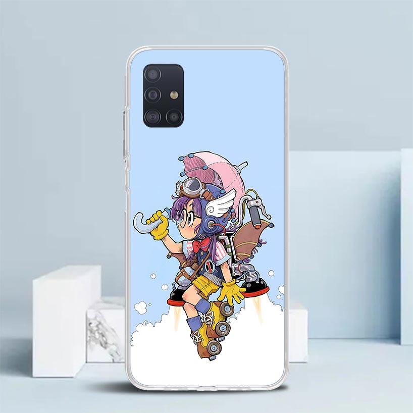 Arale Dr Slump Soft Cover for Samsung Galaxy A12 A22 A32 A52 A72 A02S Phone Case Note 20 Ultra 10 S10 Plus A51 A71 A50S A20S A10