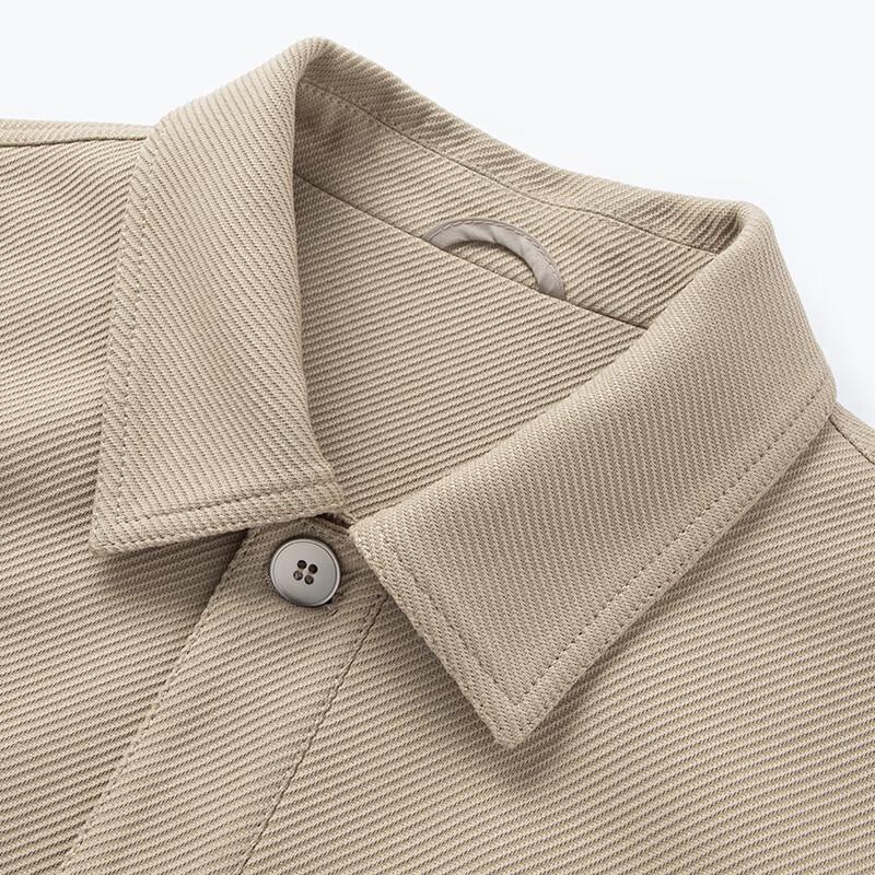 JOW Men's Easy Care Solid Color Lapel Jacket