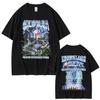 Rapper Kendrick Lamar & SZA Grand National Tour 2025 Baumwoll-T-Shirt Herren Damen Hip Hop Mode Popmusik T-Shirts Freizeit-T-Shirts