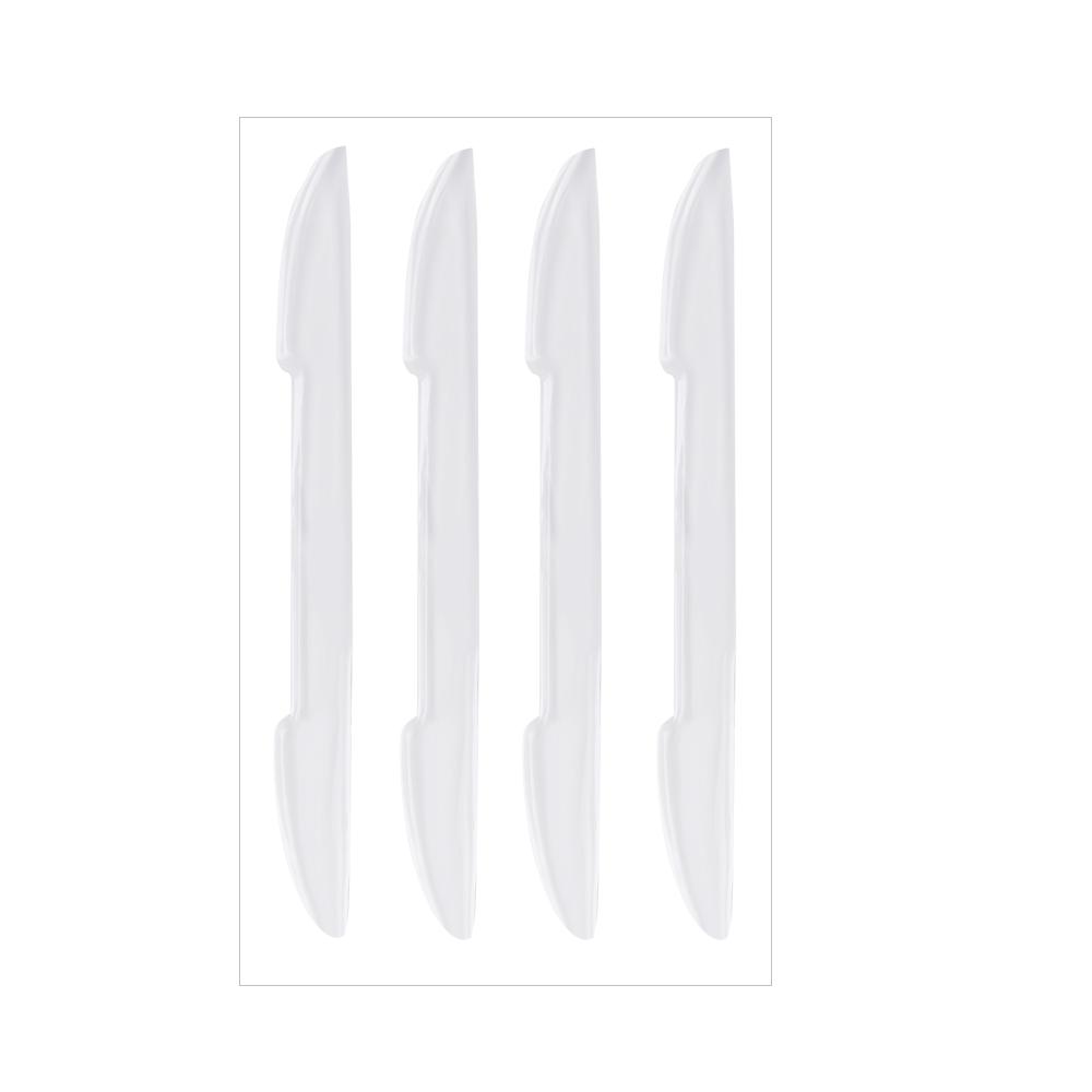 

4 шт. противоударные полоски для дверей автомобиля, утолщенные дуги из АБС-пластика, наклейки на двери автомобиля, защитные наклейки на зеркало заднего вида, автомобильная наклейка 4pcs clear