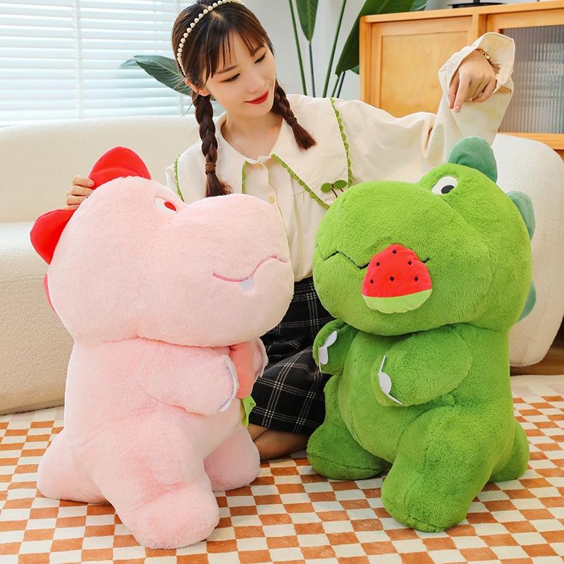 Cute Dinosaur Plush Toy Creative Couple Dolls Stuffed Animal Lovely Doll Kids Pillow Wholesale Birthday Gift Characters)