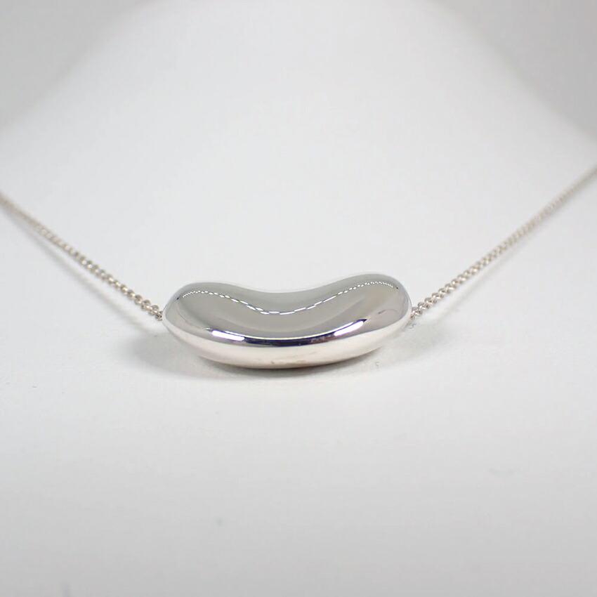 [Used] TIFFANY/Tiffany 925 Bean Pendant/Necklace/j107-8