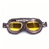Retro Harley motorcycle helmet goggles, outdoor sand-proof and off-road riding glasses, windproof and bronze-colored goggles