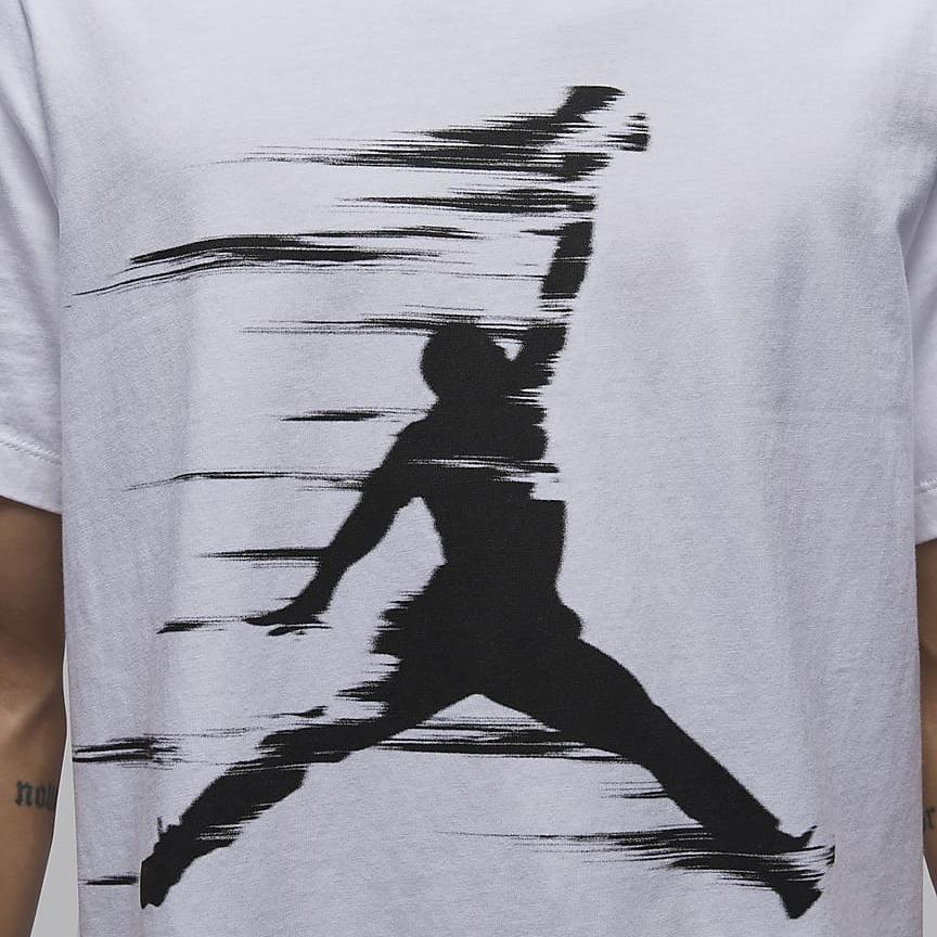 Jordan MVP Comfortable Soft Casual Sports Short Sleeve T-Shirt Men Tops White Black FZ1920-100