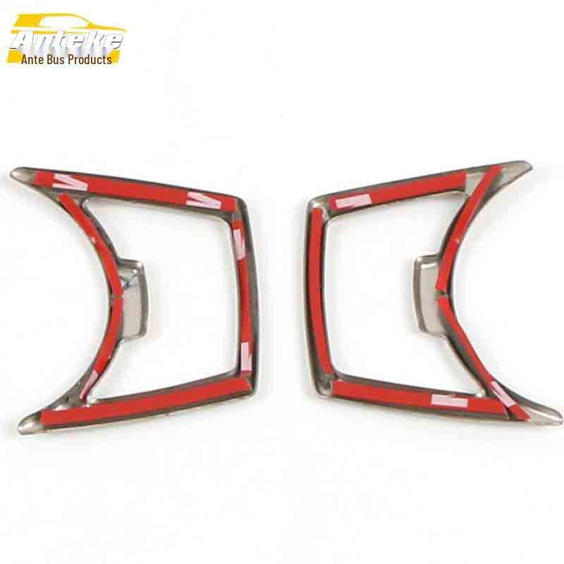 Everest Stainless Steel Headlight Switch Decorative Patch for Bright Ring Control