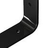 Iron Wall Triangle Bracket Easy Installation Heavy Duty L-shaped Bracket for Audio Equipment Bookshelves