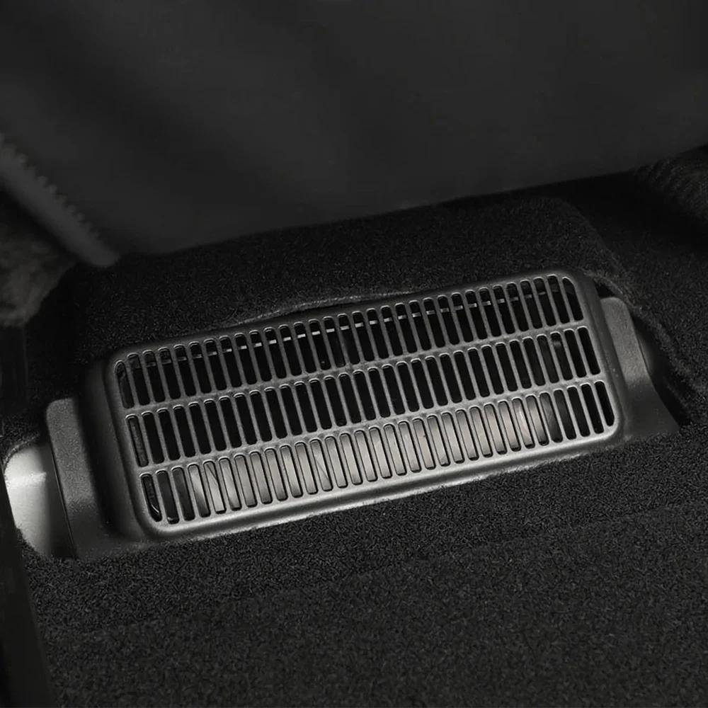 For Tesla Model 3 Model3 2017 - 2020 2021 2022 Floor AC Outlet Cover Under Seat Air Conditioning Vent Protector Accessories