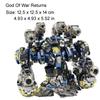 MU 3D Metallpuzzle „God of War Returns“ – Donnergott-Kampfrüstung – DIY 3D-Laserschnitt – Zusammenbau-Puzzle – Spielzeug – Schreibtischdekoration – GESCHENK