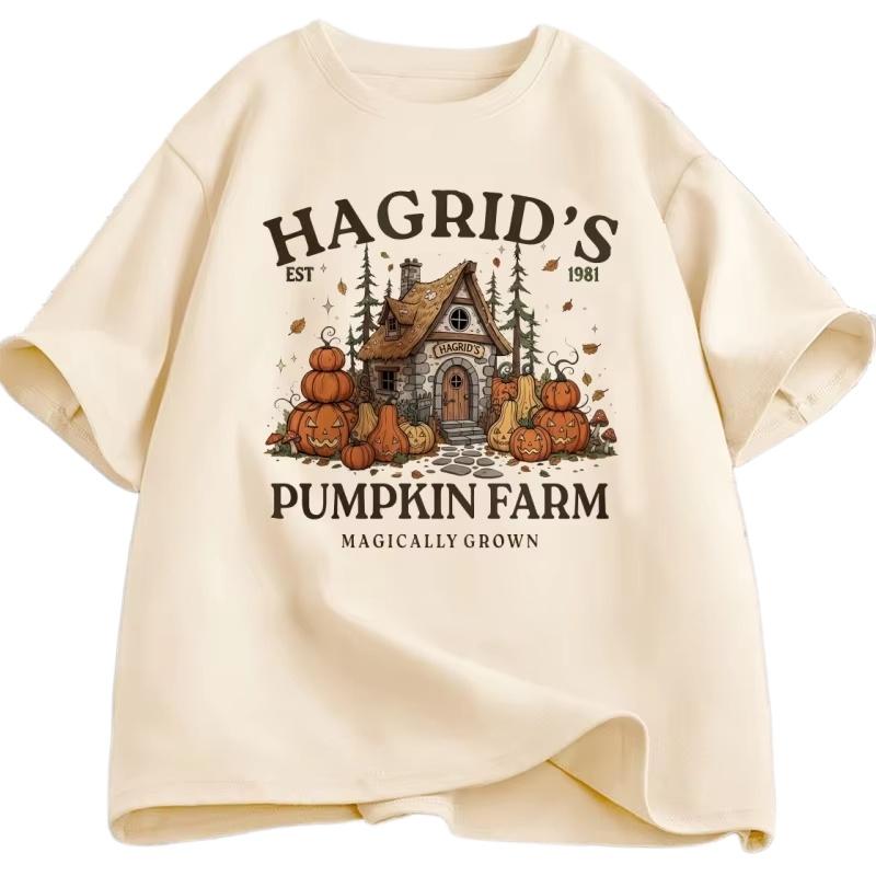 Fall Season Tshirt Autumn Pumpkin Retro Fall Vibes T Shirt Fall Girl Pumpkin Printed Tshirt Causal Cotton Short Sleeve Tees