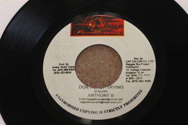 

7inch Record ANTHONY B / HARMONY (42) & RAS I SH - Don t Stop Trying / Getting Rough NONE La Familia West 2007 Jamaica Reggae, Ska & Dub Used