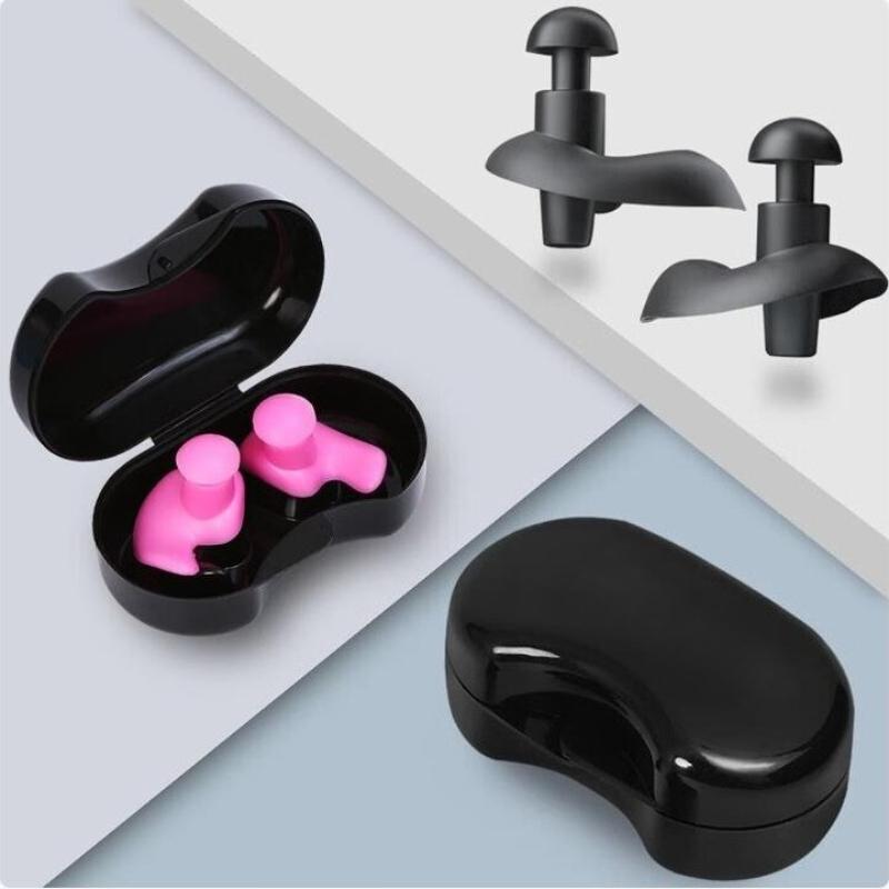 Schwimm-Ohrstöpsel Professionelle Schwimm-Ohrstöpsel Weich und Bequem Wasserdicht zum Baden Essentielle Ausrüstung zum Lernen