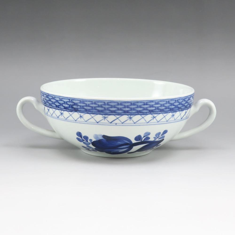 Royal Copenhagen Faience Trunk Weber Tableware Soup cup & saucer _ Used