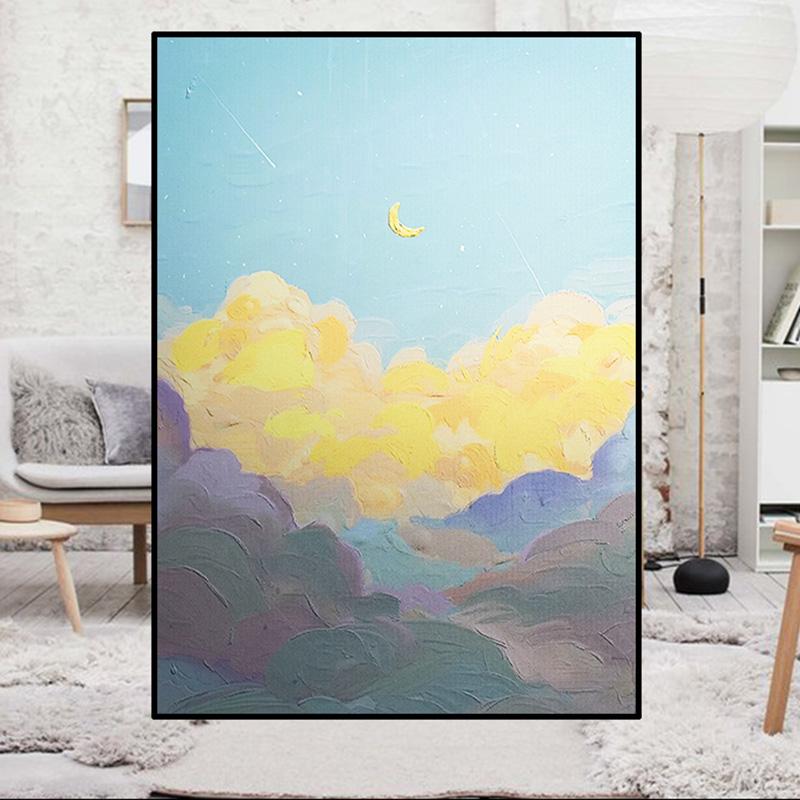 Pastorale Style Oil Painting Window Film Small Fresh Plants Glass Sticker Privacy Protection Static Stained Glass Films Decor