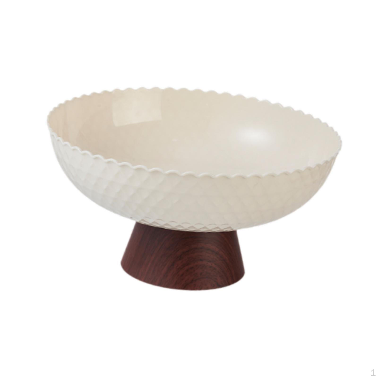 

Настольный держатель для фруктов, корзина-органайзер с дренажем для закусок и сервировки white