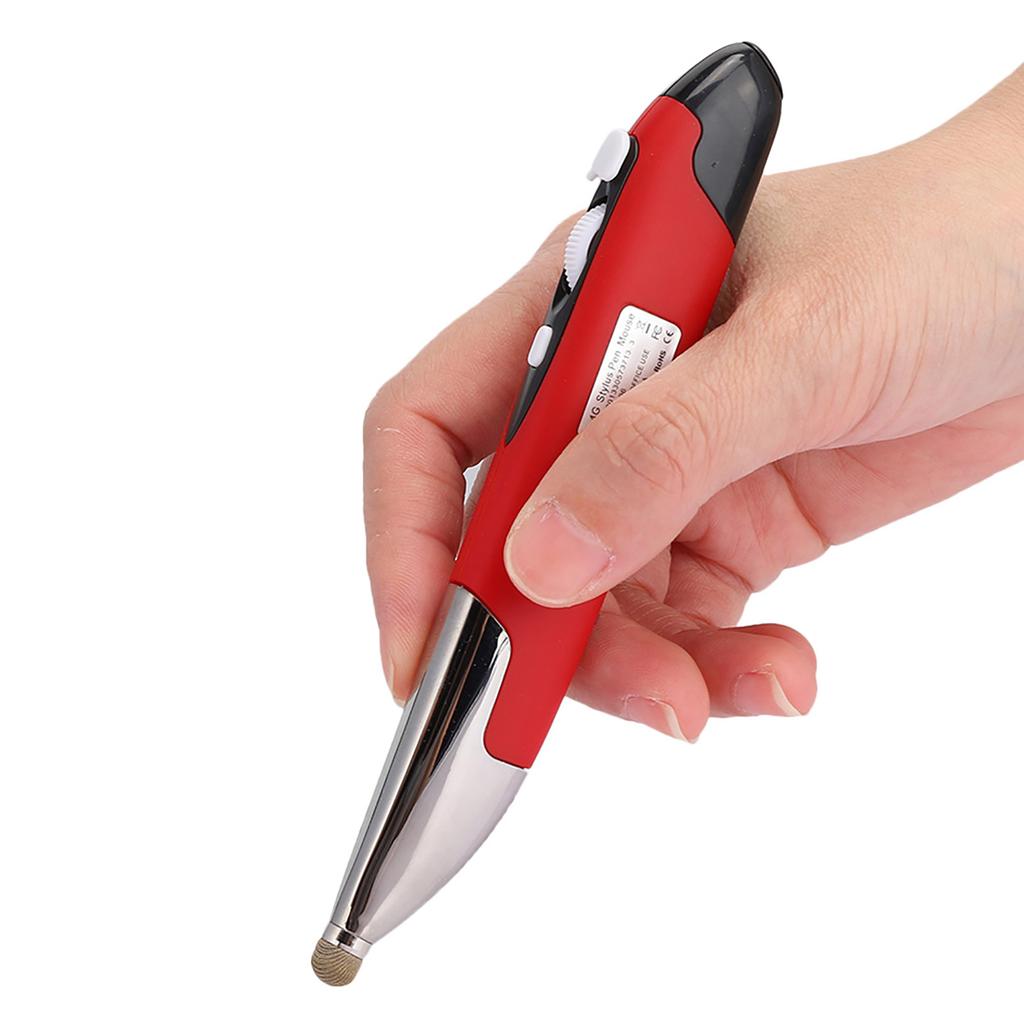 USB Computer   PC Accessory Wireless 2.4G Mouse Pen Type Personalized Innovative(Claret PR-06)