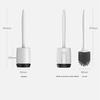 Silicone Toilet Brush With Soft Bristle, Bathroom Toilet Bowl Brush And Holder Set, Constructed Of Durable ThermoPlastic Rubber