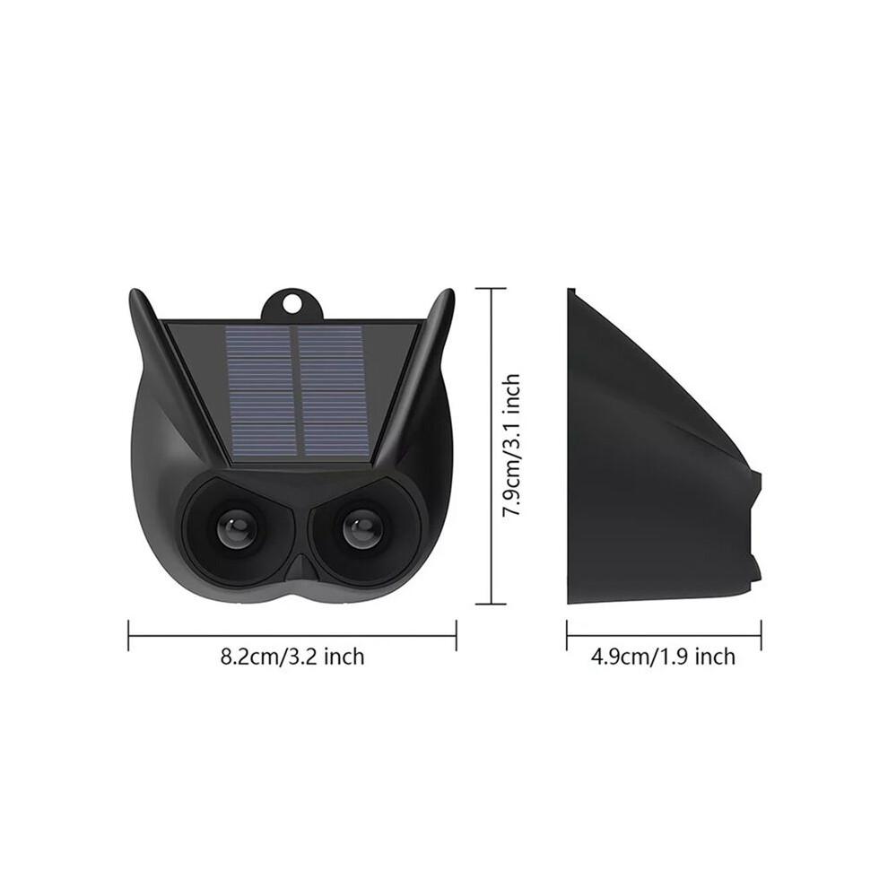 Solar Animal Repellent Device IP55 Waterproof Wild Boar Rabbit Repeller Nighttime Deer Deterrent for  Raccoon Coyote