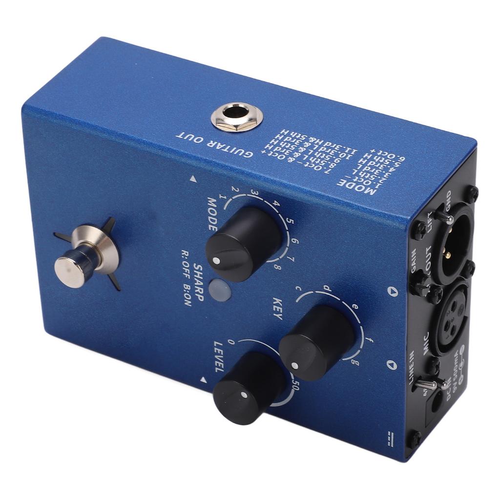 Guitar Effect Pedal Metal Blue Single Voice Changer Effects Pedal