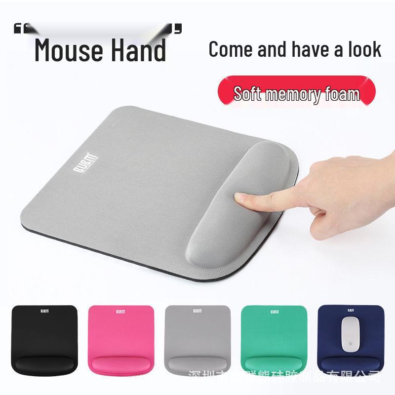 Memory Foam Mouse Pad with Silicone Wrist Support - Available In Large, Medium, and Small Sizes