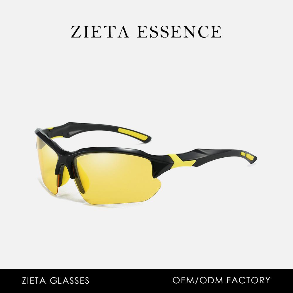 Polarized Half-Frame Lightweight Sunglasses Outdoor Cycling Fishing Goggles Colorful Sunscreen Sunglasses