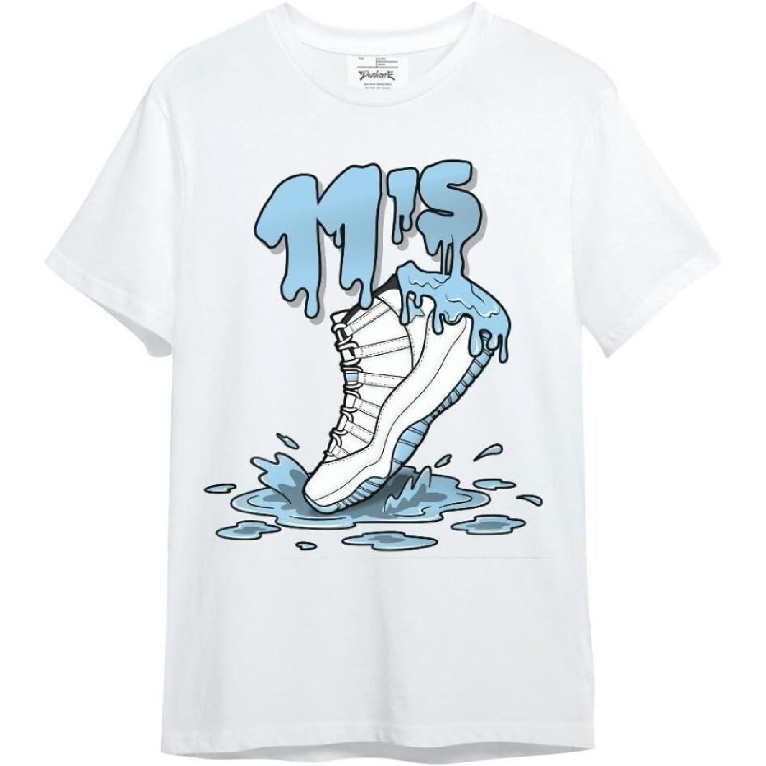 

Dunkare Legend Blue 11s Shirt, JD Sludges Drip Unisex Shirt Graphic Tees Men Y2K Tops Women Clothing S белый