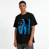 Cool Astronaut Thumbs Up Graphic Casual Short Sleeve T-Shirt Pure Cotton T-shirt