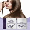 Hoegoa Keratin Lila Haarmaske Pflegend Feuchtigkeitsspendende Pflege Haare Sanft Reichhaltig Feucht Weich Und Glänzend Haarmaske weniger