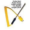 Durable K-Type Fiberglass Thermocouple TM902C Temperature Measuring Wire
