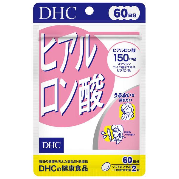 DHC Hyaluronic Acid Supplement 60 Days (120 Capsules) Beauty Support with Squalene Vitamin B2 and Lychee Seed Extract s2247