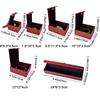 Linen Tassel Jewelry Box Chinese Style Ring Gift Box Vintage Jewelry Packaging Box  Wedding