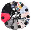 Unisex Black Cartoon Cotton Winter Mask with PM2.5 Anti-Smog and Dust Filter
