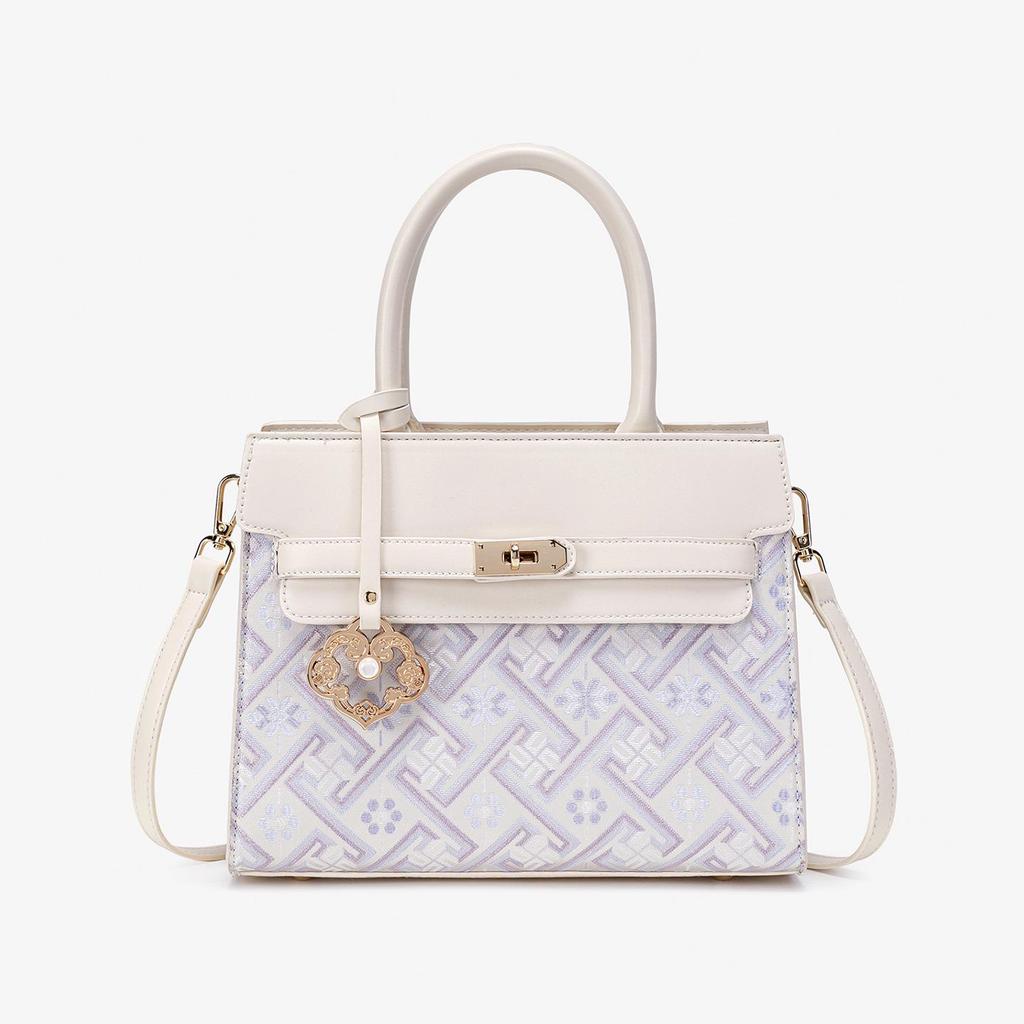 Guangxi Zhuang Brocade Heritage Women's Large-Capacity Handbag 2026—High-End Shoulder & Crossbody Bag
