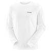 Comfortable Breathable Crew Neck Pullover Long Sleeve T-Shirt Men Tops White LC2525800