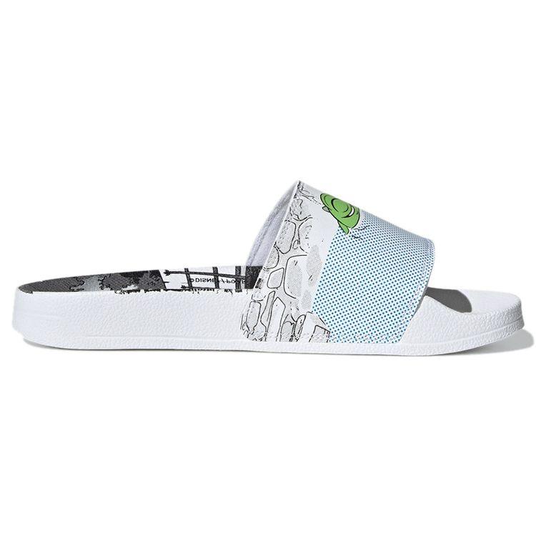 Monsters Inc. X Adidas Adilette Lite Mike & Sulley Unisex Sneakers White Cloud-White Core-Black GX0995