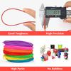 3D Pen PLA Filament Refills 1.75mm PLA Filament Pack of 20 Colors Each Color 16 Feet Total 320 Feet Create Professional Safety Refill for Kids Fo
