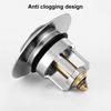 Universal Bathroom Sink Stopper Brass Spring Core Drain Stopper Deodorant Sealing Plug
