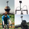 Black Riding Bracket Aluminum Alloy Helmet Arm Selfie Stick for Go Pro/Xiaomi Yi/DJI/insta360