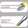 Non-Slip Impact Drill Bit 25/50/65/70/90/150Mm Magnetic Screwdriver Bit Set 1/4 Inch Hexagonal Shank For Electric Drill